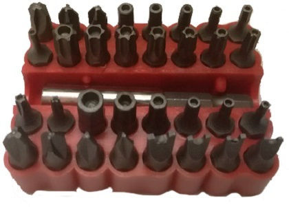 Set 33 Screwdriver Bits Torx / Torq