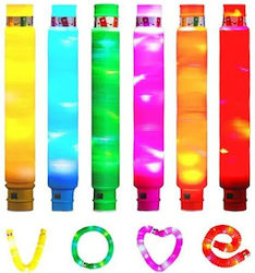 Colorful Light Up Pop Tubes 6pcs - Light Up Pop Tubes