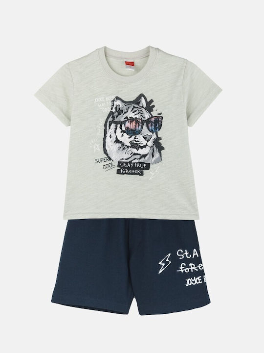 Joyce Kids Set with Shorts Summer 2pcs Mint