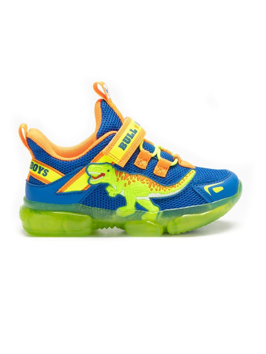 Bull Boys Kids Sneakers with Lights Blue