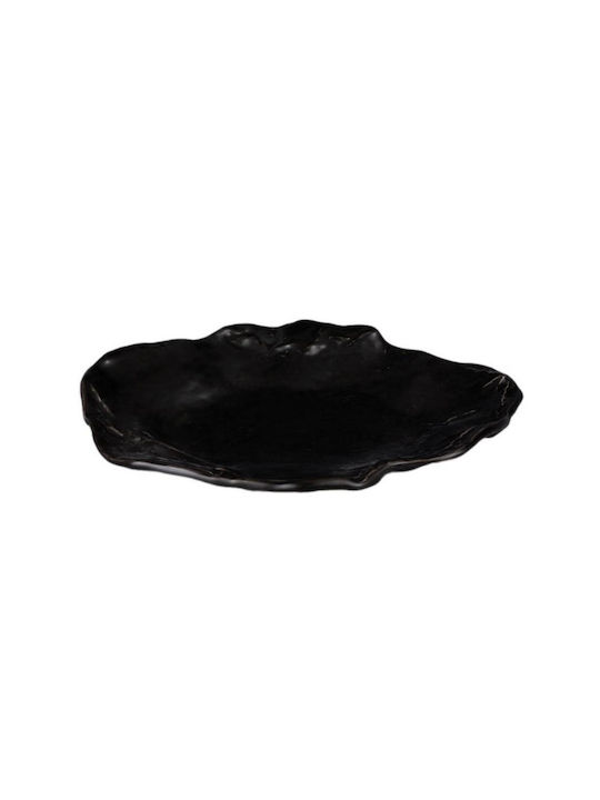 Max Home Teller Untiefe Schwarz mit Durchmesser 22cm