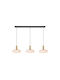 Lucide Lightning Pendant Light Gold with Socket E27