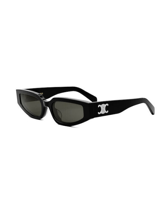 Celine Women's Sunglasses with Black Plastic Frame and Black Lens CL40269U-01A