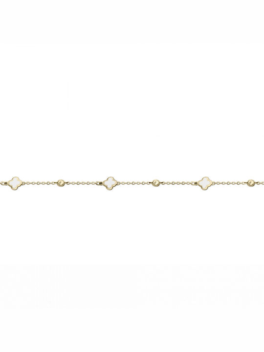 Chrilia Bracelet with Cross design made of Gold