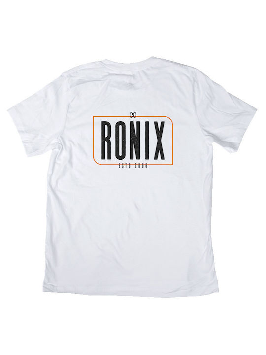 Ronix T-shirt Bărbătesc cu Mânecă Scurtă Alb