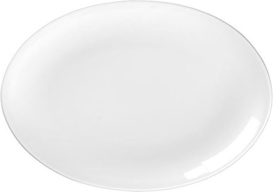 Dot Serving Platter Oval made of Porcelain White Dot Serving Platter Oval made of Porcelain White