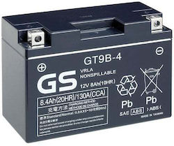 GS Closed Type Motorcycle Battery YT9B-4 with Capacity 8Ah