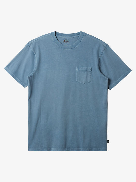 Quiksilver Men's Short Sleeve Blouse Blue