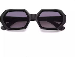 Okkia Andrea Sunglasses Μαύρα with Acetate Frame & Black Lens Okkia Andrea Sunglasses Μαύρα with Acetate Frame & Black Lens