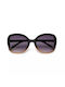 Okkia Anna Women's Sunglasses with Black Plastic Frame and Black Lens OK019BP