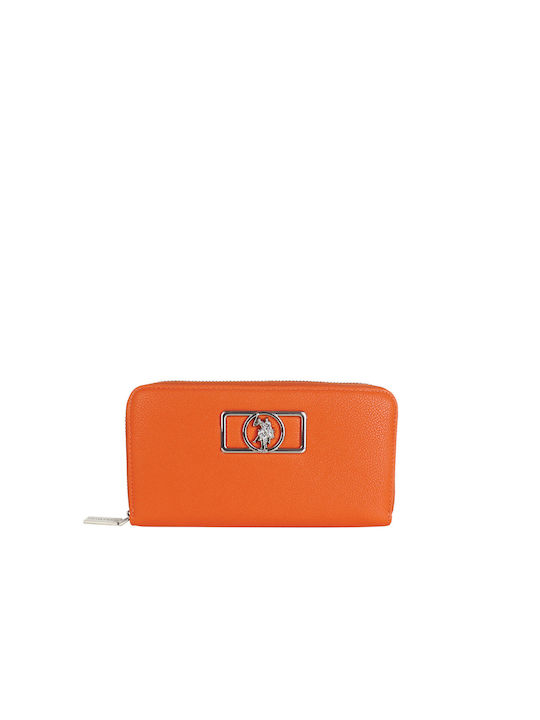 U.S. Polo Assn. Frauen Brieftasche Klassiker Orange