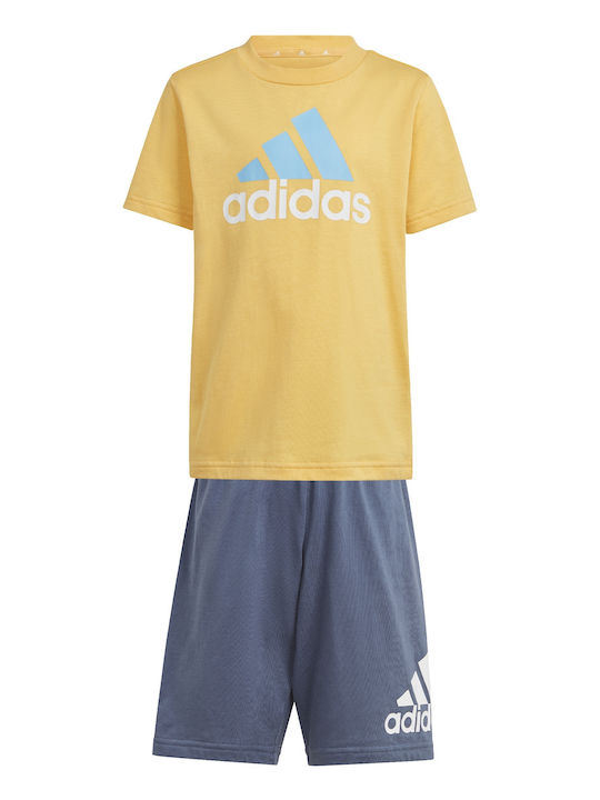 Adidas Kids Boys Essentials Logo Tee And Short Set (is2483) - Spark