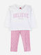 Joyce Kids' Leggings Set White