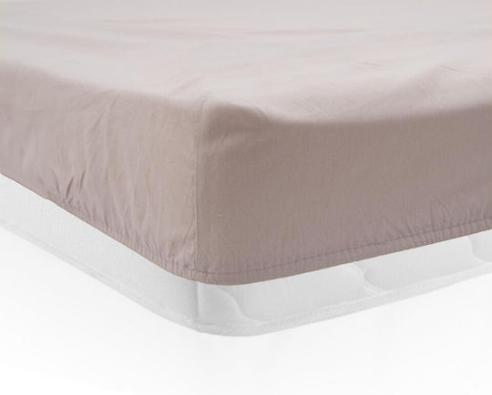 Heinner Sheet King Size with Elastic 180x200cm. Ecru