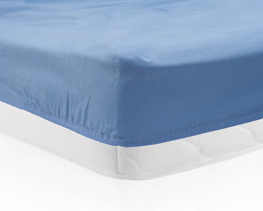 Heinner Sheet Super-Double with Elastic 160x200cm. Blue