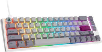 Ducky One 3 SF Tastatură Mecanică de Gaming 65% cu Cherry MX Ergo Clear întrerupătoare și iluminare RGB Dung Grey