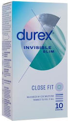 Durex Προφυλακτικά Invisible Slim 10τμχ