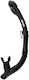 Seac Snorkel Black with Silicone Mouthpiece