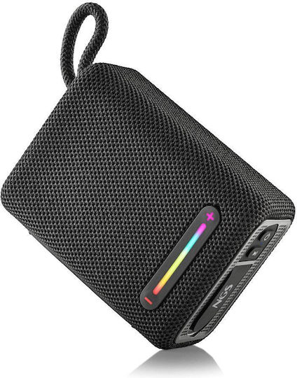 NGS Roller Furia 1 Bluetooth Speaker 15W with Radio and Battery Life up to 9 hours Black