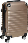 Keskor Cabin Travel Suitcase Golden with 4 Wheels Height 56cm.