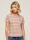 Superdry Women's T-shirt Striped Multicolour
