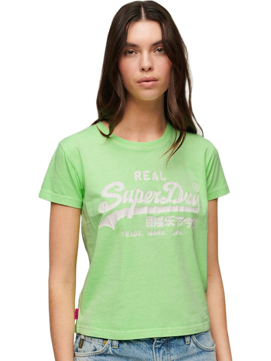 Superdry Women's T-shirt Green