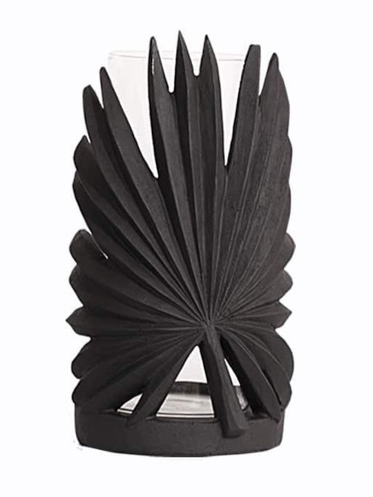 Art Et Lumiere Candleholder Ceramic Black F14,5x23,5cm Art Et Lumiere (25032)