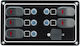 Elektrische Schalttafel 5 Schalter + Usb