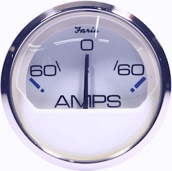 Ampermeter Faria Chesapeake White Ss - 13831