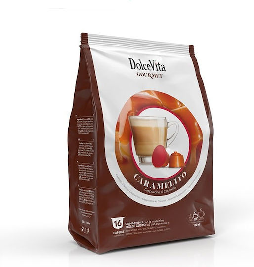 Dolce Gusto Съвместими Dolce Vita Caramelito капсули 16 Капсули