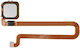 Huawei Mate 8 - Fingerprint Sensor Flex Cable Silver Original
