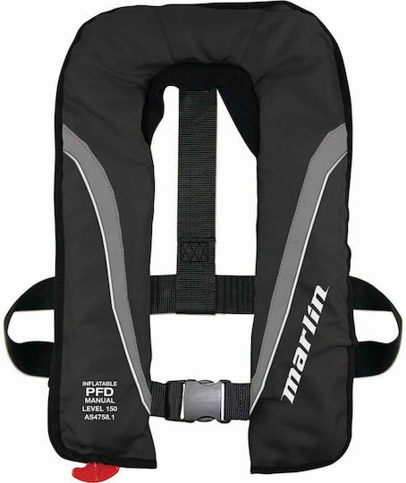 Σωσίβιο Ενηλίκων Marlin Australia Aυτόματου Fουσκώματος Explorer 150 Pfd - Μαύρο