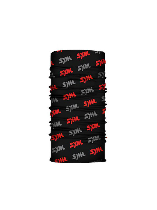 Scarf Sym Black/red scarf