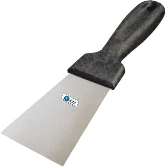 Xell Σπάτουλα Inox 100mm με Πλαστική Λαβή XE-1504