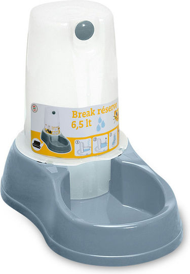 Stefanplast Reserve Automatic Bowl with Container Silicone Water for Dog & Cat 6.5lt in Blue Color