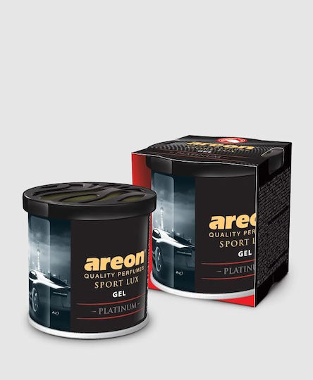 Areon Car Console/Dashboard Gel Air Freshener Platinum Gsl03 80g