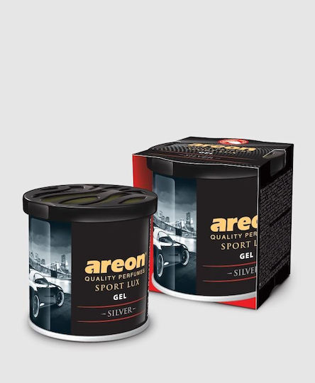 Areon Perfumed Console/ Dashboard Gel Silver Gsl02 80gr