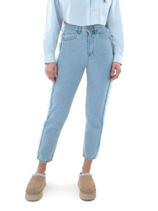 Sac N Co Vivian High Waist Sloychy Fit Jeans Frauen Sac & Co Blau (005-24lb-hellblau-denim)