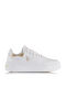 U.s. Polo Assn. Nole001 Nole001 Sneaker Λευκό/χρυσό