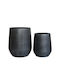 Woodwell Flower Flower Pot Set 2pcs Anthracite Ε6317,S