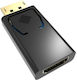Προσαρμογέας Displayport Σε Hdmi Για Tv/projector Speed 10,8 Gb/s, Μαύρος - Μαύρος