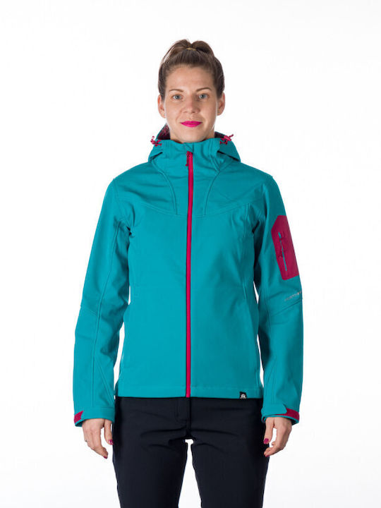 Northfinder - Women's Travel Elegant Softshell Jacket 3l Jeanne - Blau