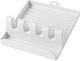 Suport de silicon pentru ustensile de bucătărie, Zola®, suprafață de picurare, 4 găuri, ușor de curățat, 14,3x12,7x5 Cm, W