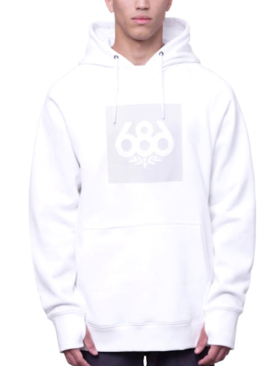 686 Men's Sweatshirt with Hood White