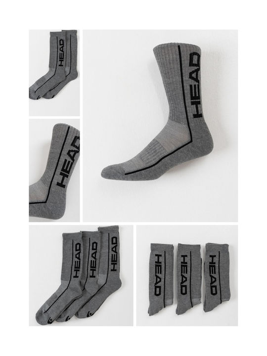 Head Performance Short Crew 3p Unisex 791010001-grey Γκρί