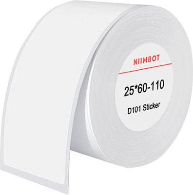 Niimbot Self-Adhesive Label Rolls for Label Printer 25x60mm 110pcs