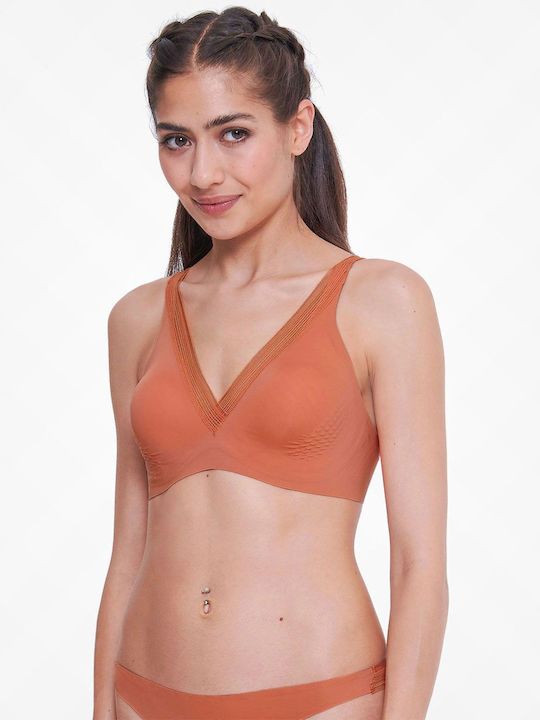 Sloggi Women's Bralette Bra Orange