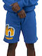 Huf Short All City Fleece - Cobalt