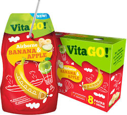 Vita Go Airborne Banana & Apple 8x200ml