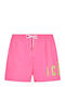 Dsquared2 Икона Мъжки Бански D7b8p5380-667-Фуксия/Флуо Зелен
